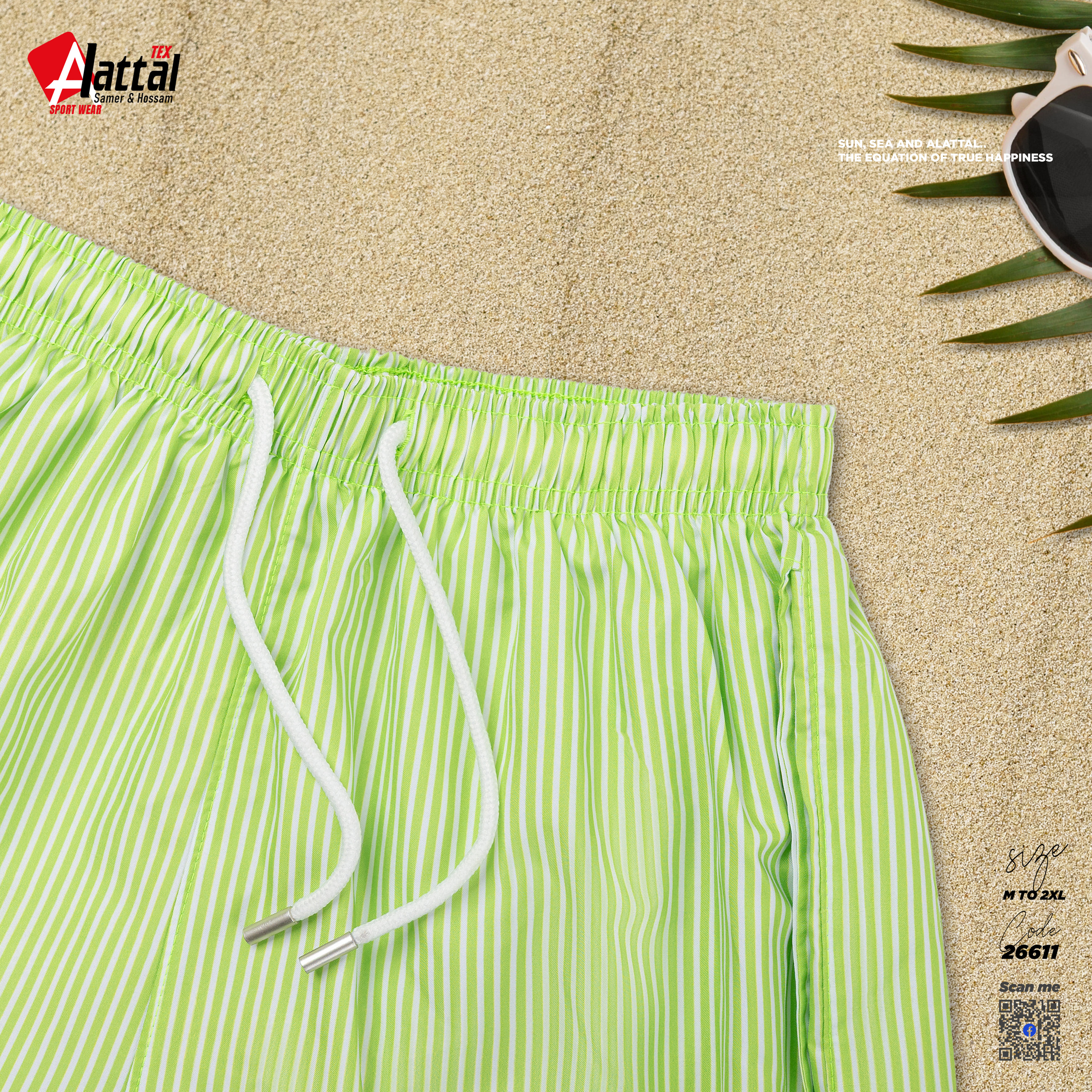 lime striped