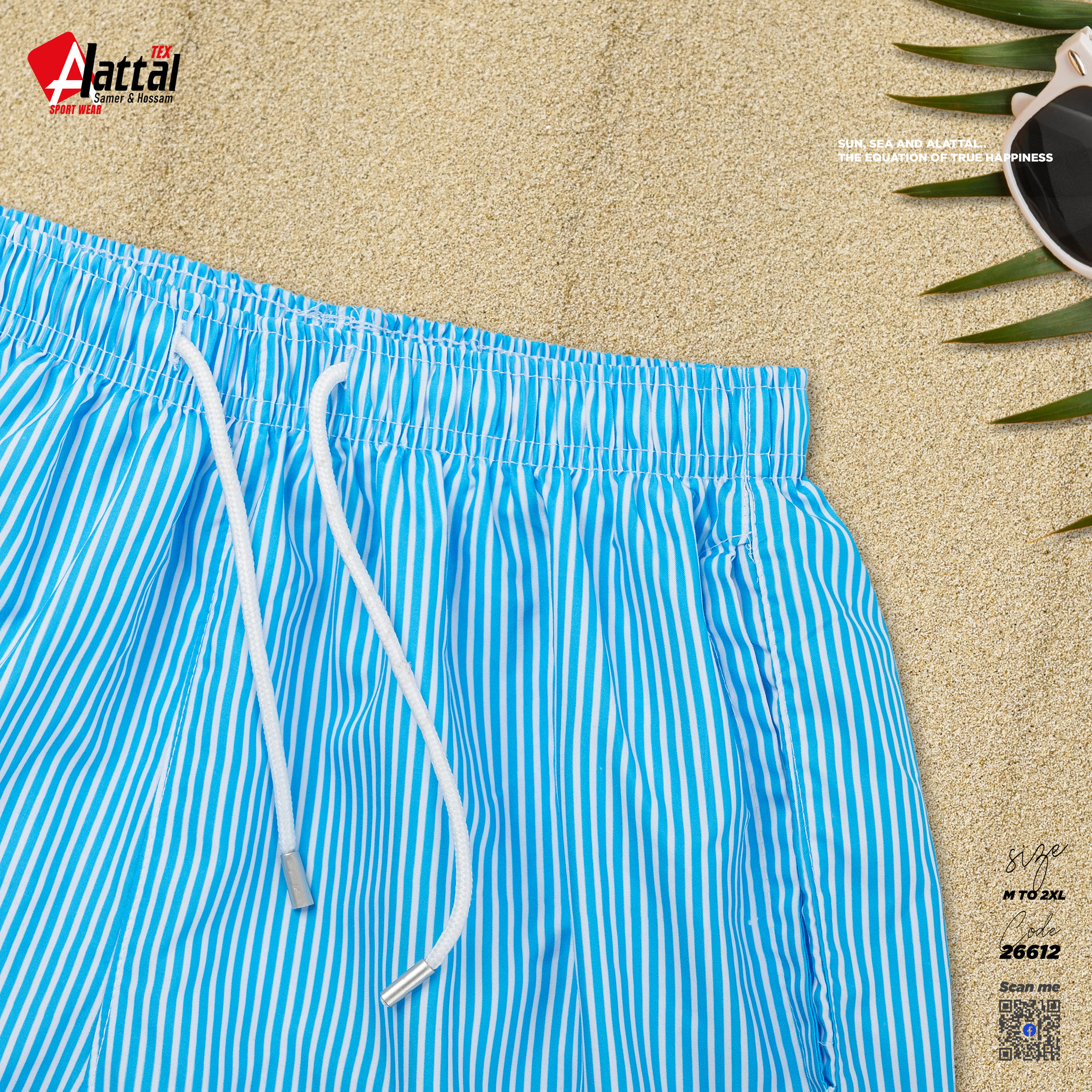 blue striped