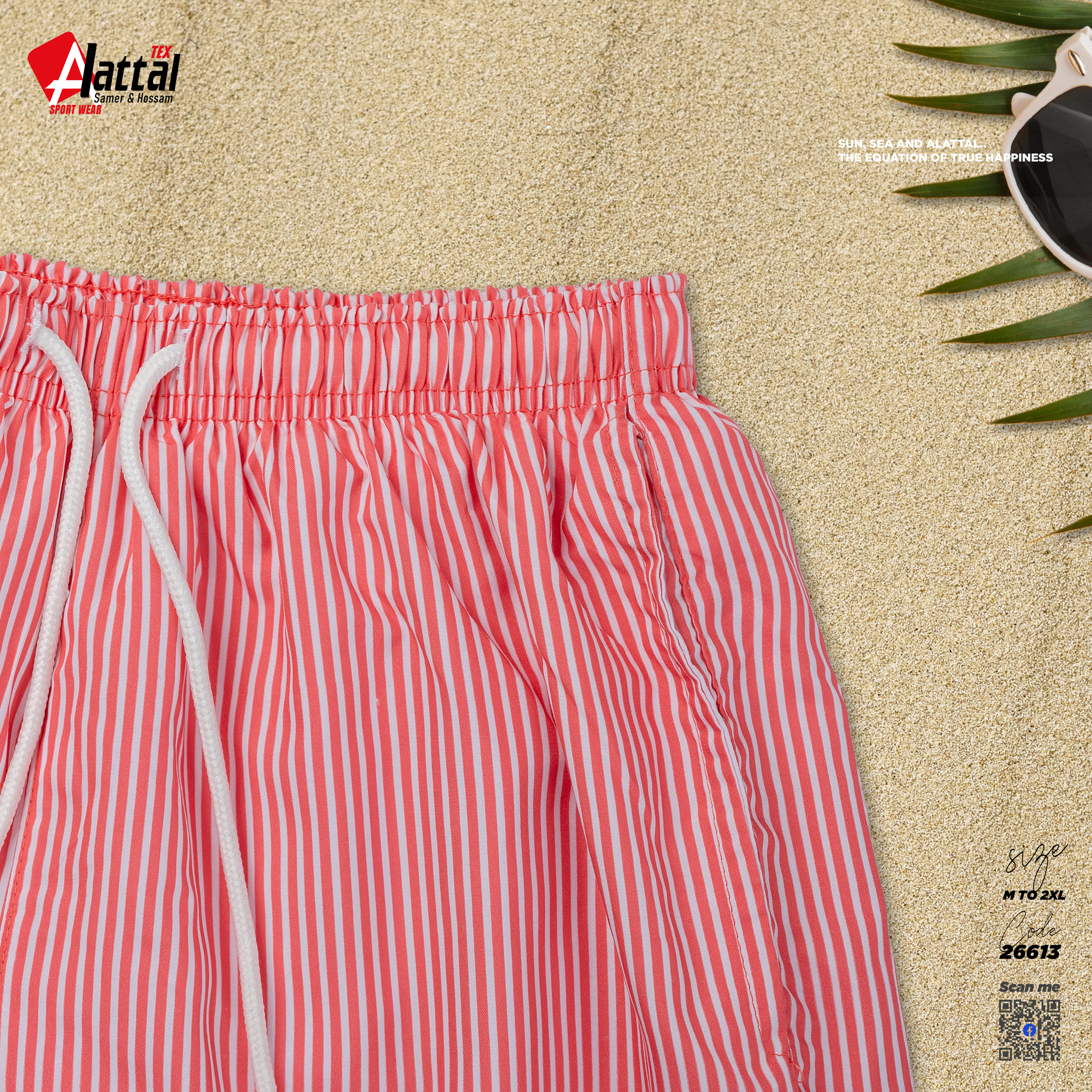 red striped