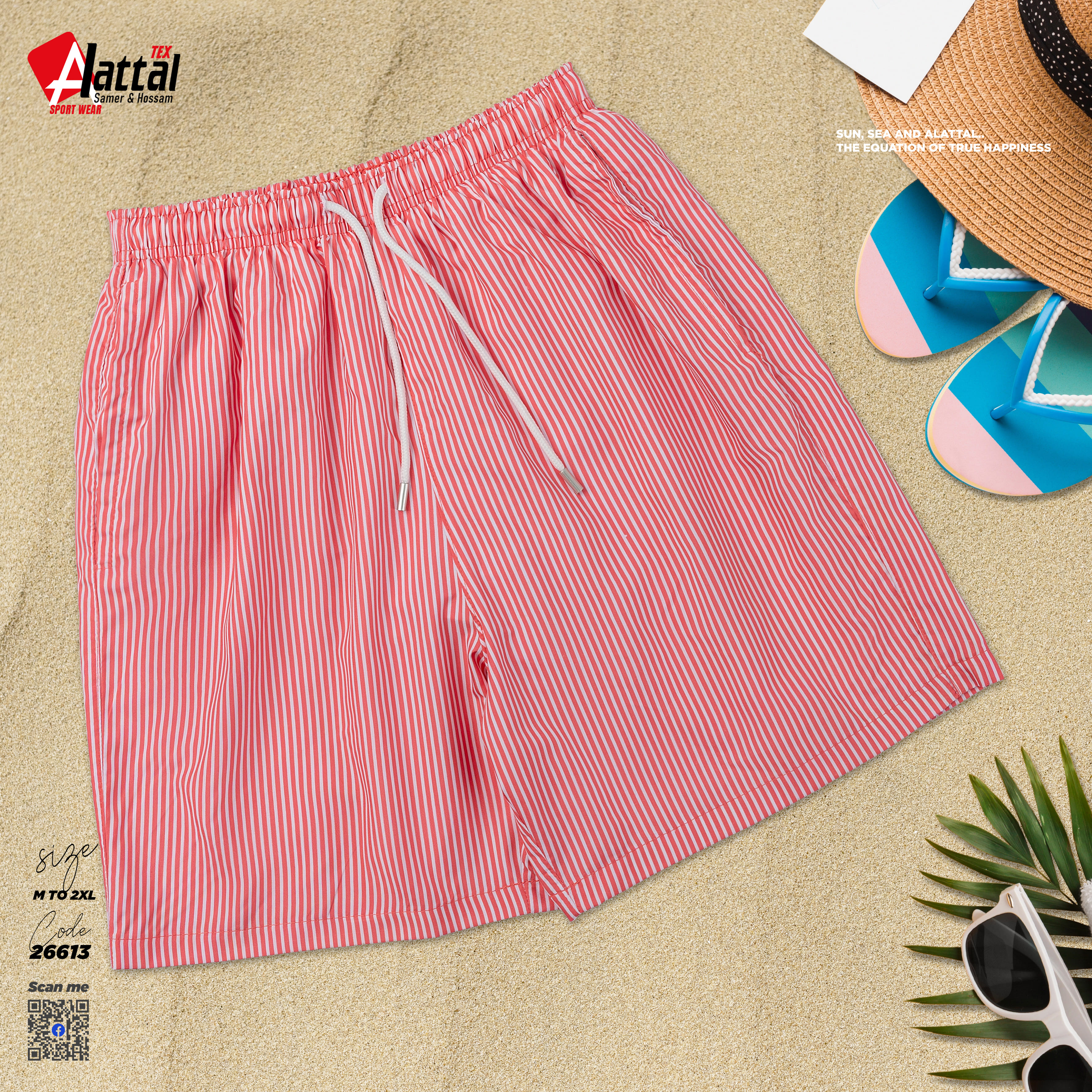 red striped