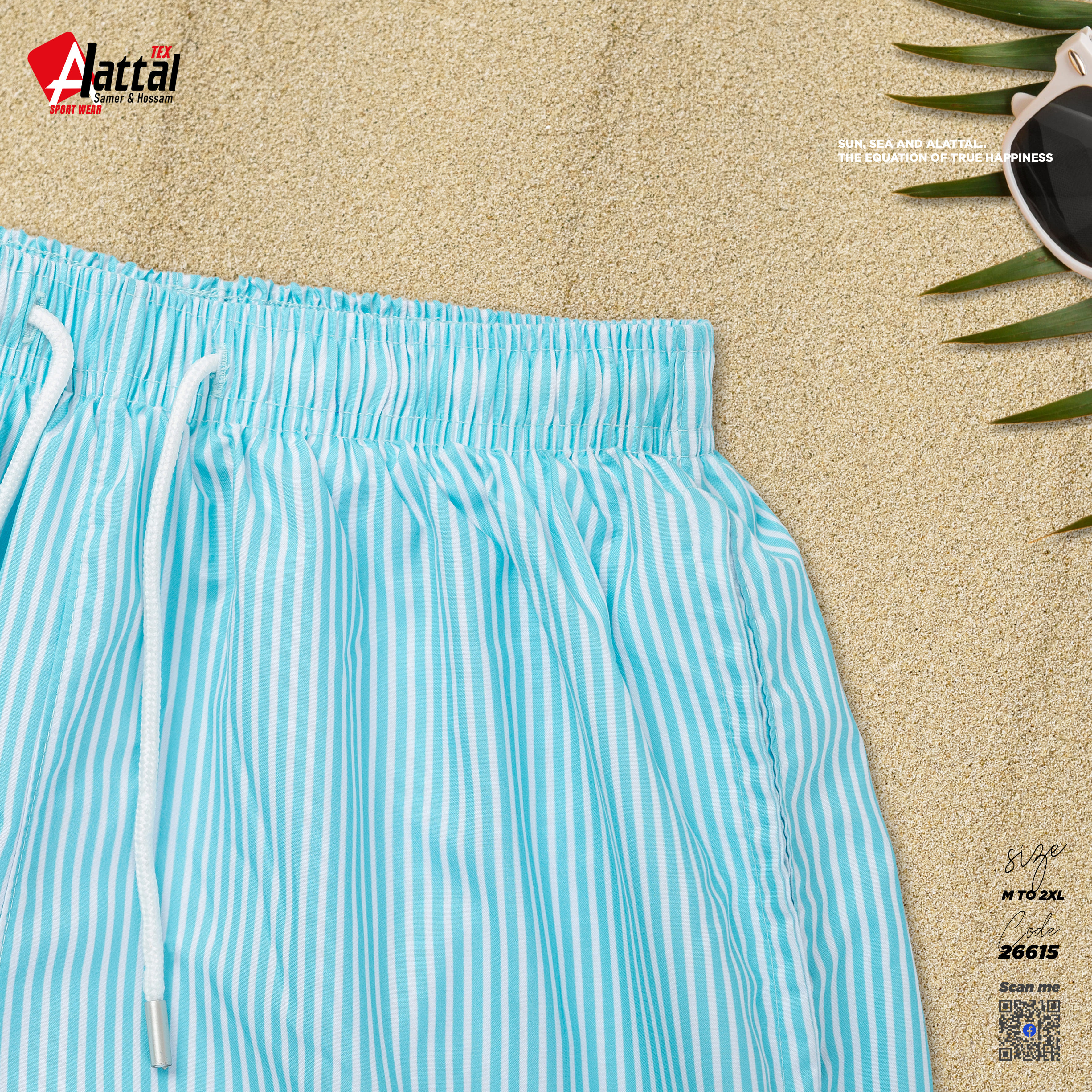 baby blue striped
